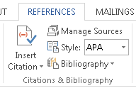 how to insert a citation in word xml
