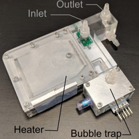 Integrated flow chamber system for live cell microscopy